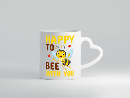 Happy Bee | Beziehung Tasse Freundschaft Bienen Humor Geschenkidee