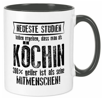 Neuste Studien: Köchin | Chefköchin Chefkoch Geschenk Arbeit Kollegen Büro