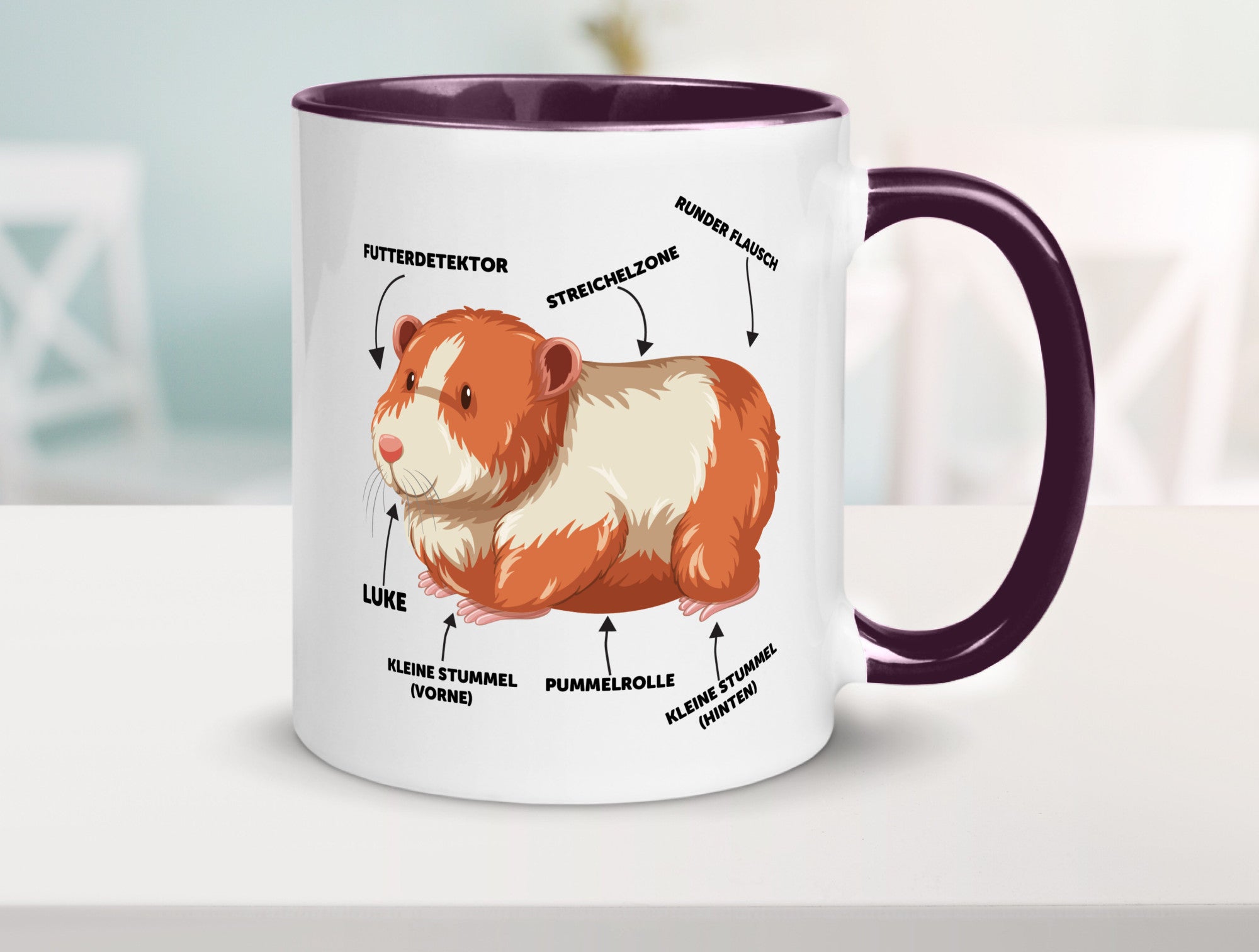 Meerschwein Geschenkidee Humor Tasse
