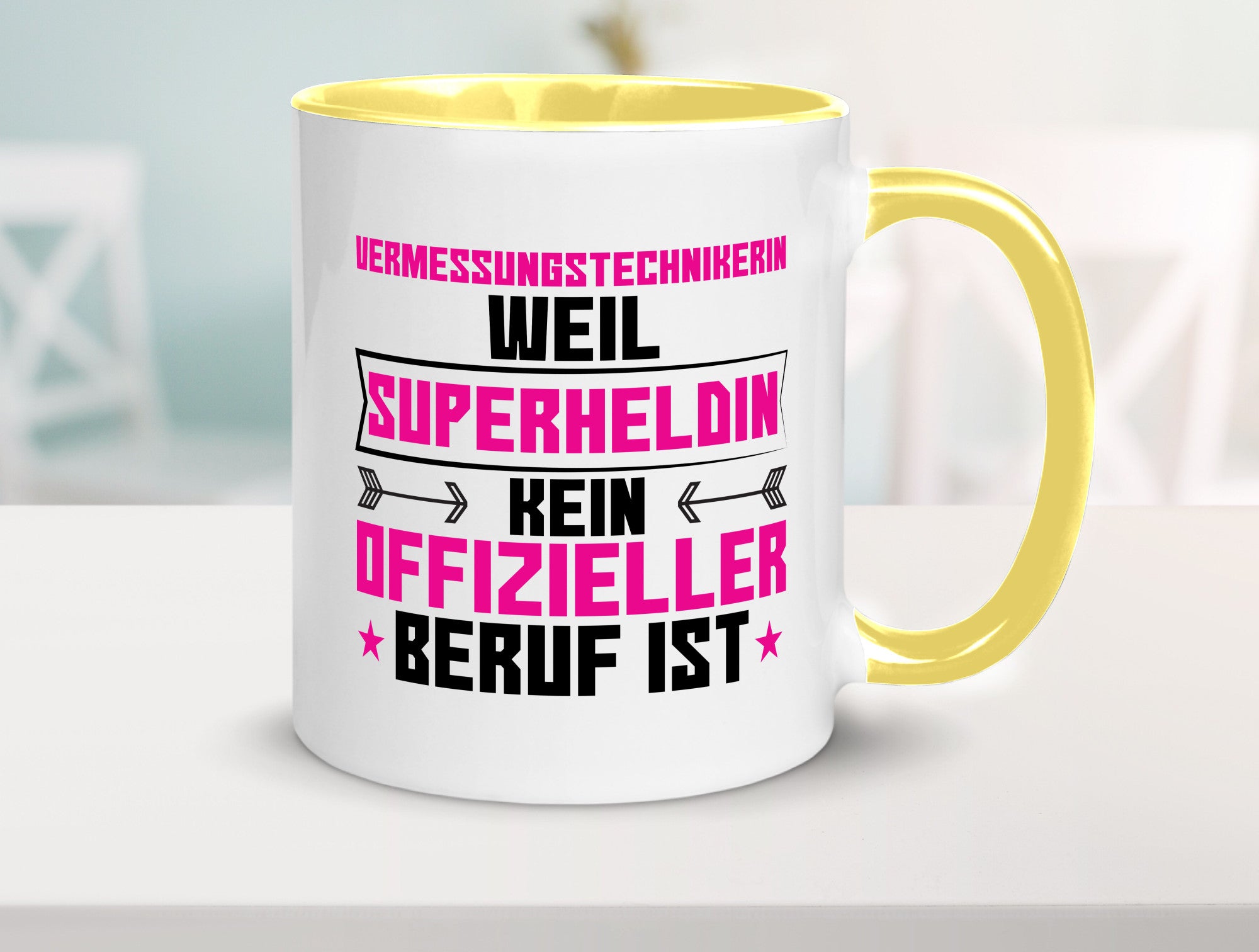 Superheldin Vermessungstechnikerin | Techniker Humor Geschenkidee Tasse