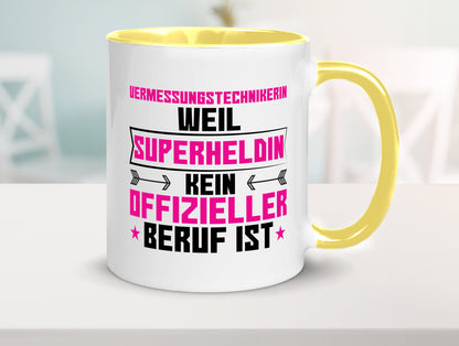 Superheldin Vermessungstechnikerin | Techniker Humor Geschenkidee Tasse