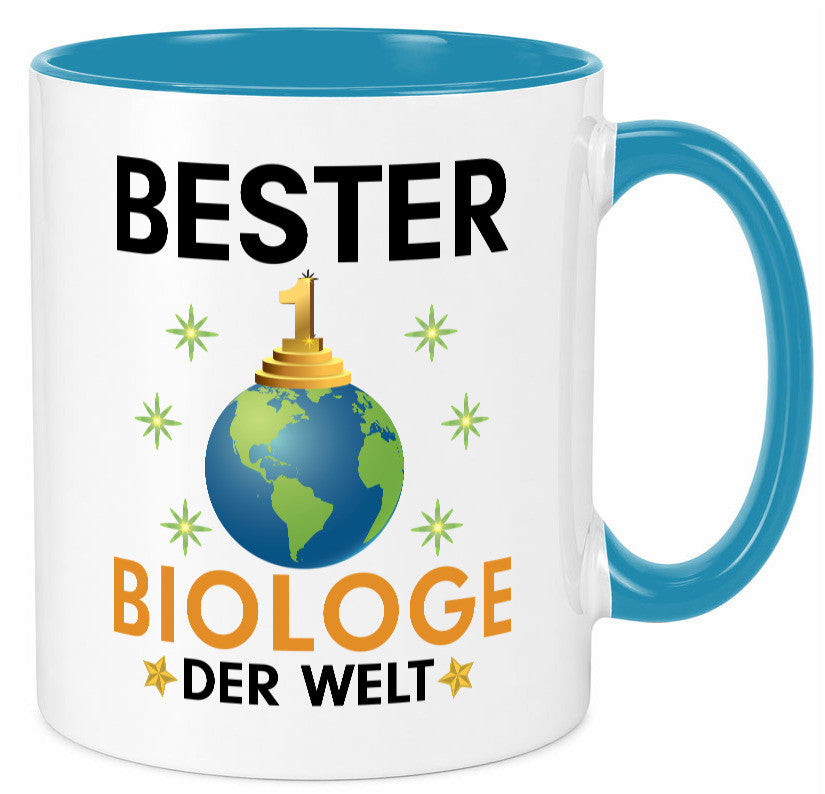 Welt Bester Biologe | Biologie Naturforscher Geschenkidee Humor Tasse
