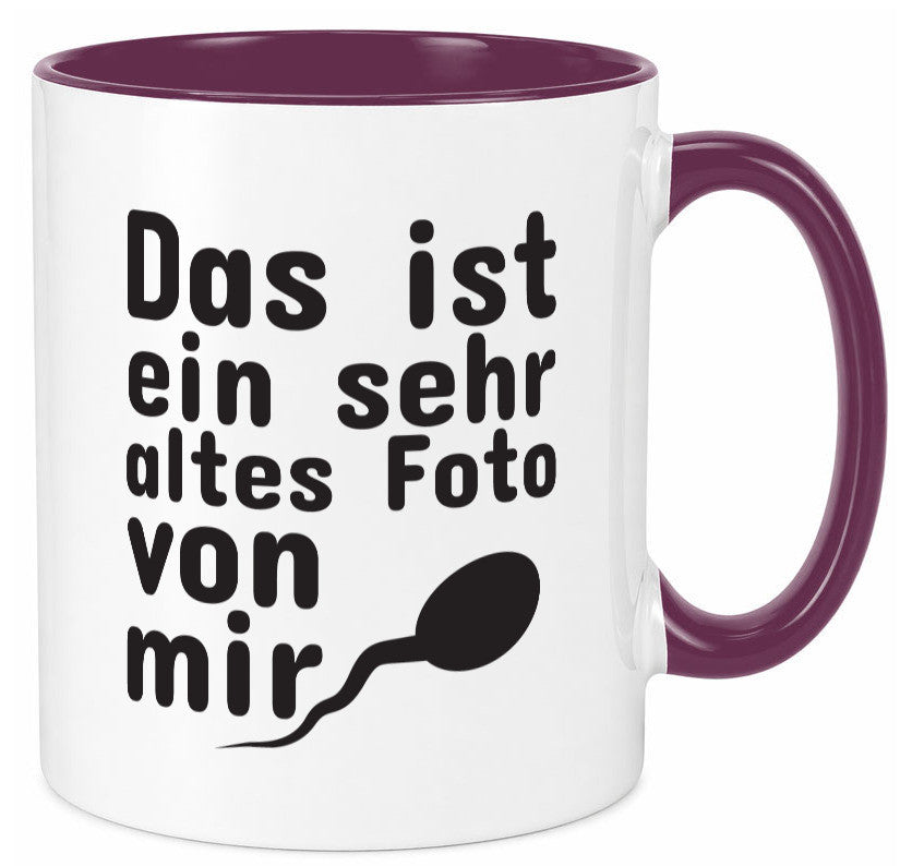 Sehr altes Foto von mir | lustige Tasse Männer Humor Geschenk Geschenkidee
