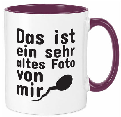 Sehr altes Foto von mir | lustige Tasse Männer Humor Geschenk Geschenkidee
