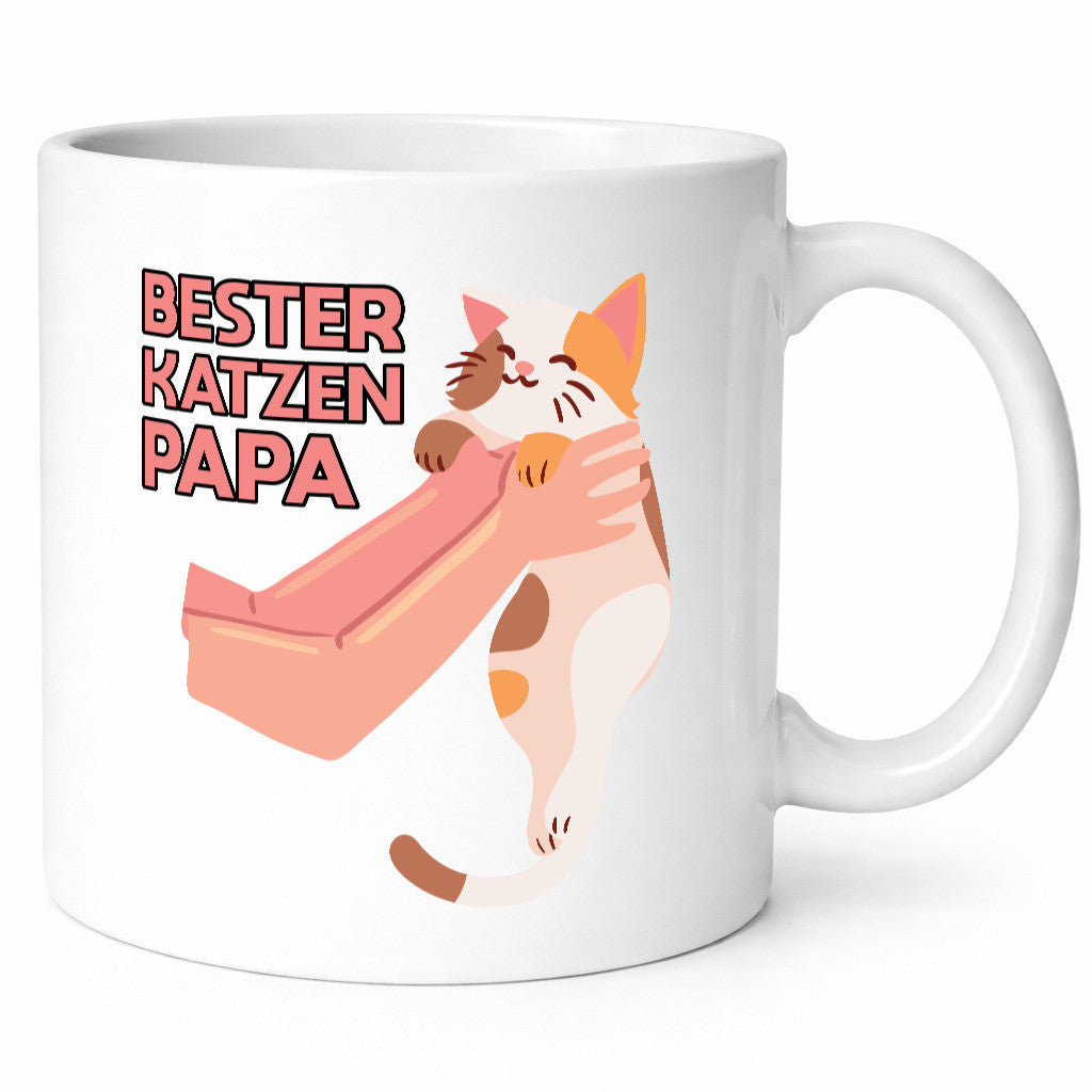 Bester Katzenpapa | Katze Gabel Geschenk Tierliebhaber Humor lustiger Spruch