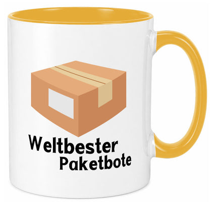 Weltbester Postbote | Paketlieferant lustiger Spruch Geschenk Humor Tasse