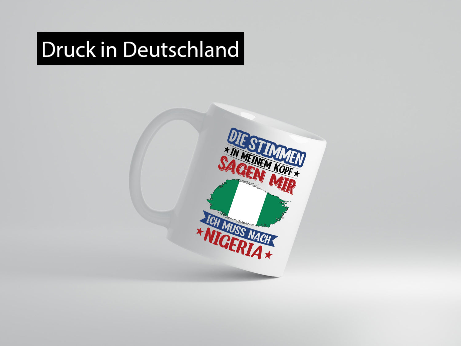 Nigeria | Urlaub Stimmen in meinem Kopf Traumland Geschenk Humor Geschenkidee