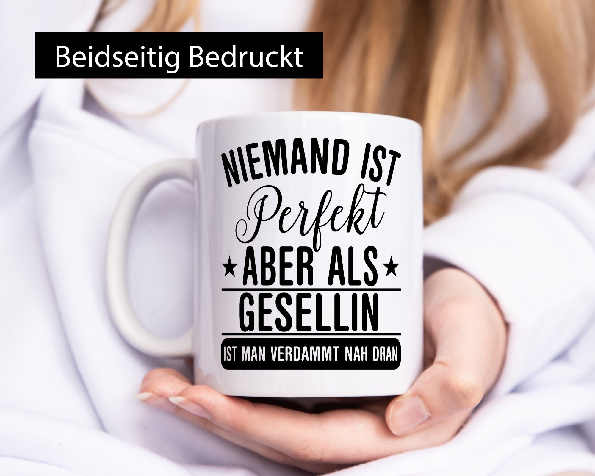 Verdammt nah dran: Gesellin | Handwerkerinnen lustig Humor Geschenkidee