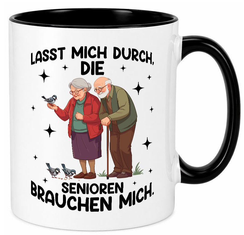 Senioren brauchen mich | Altenpflege Pflegekraft lustiger Spruch Geschenk Humor