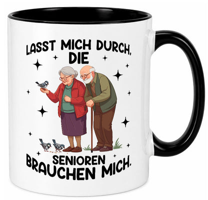 Senioren brauchen mich | Altenpflege Pflegekraft lustiger Spruch Geschenk Humor