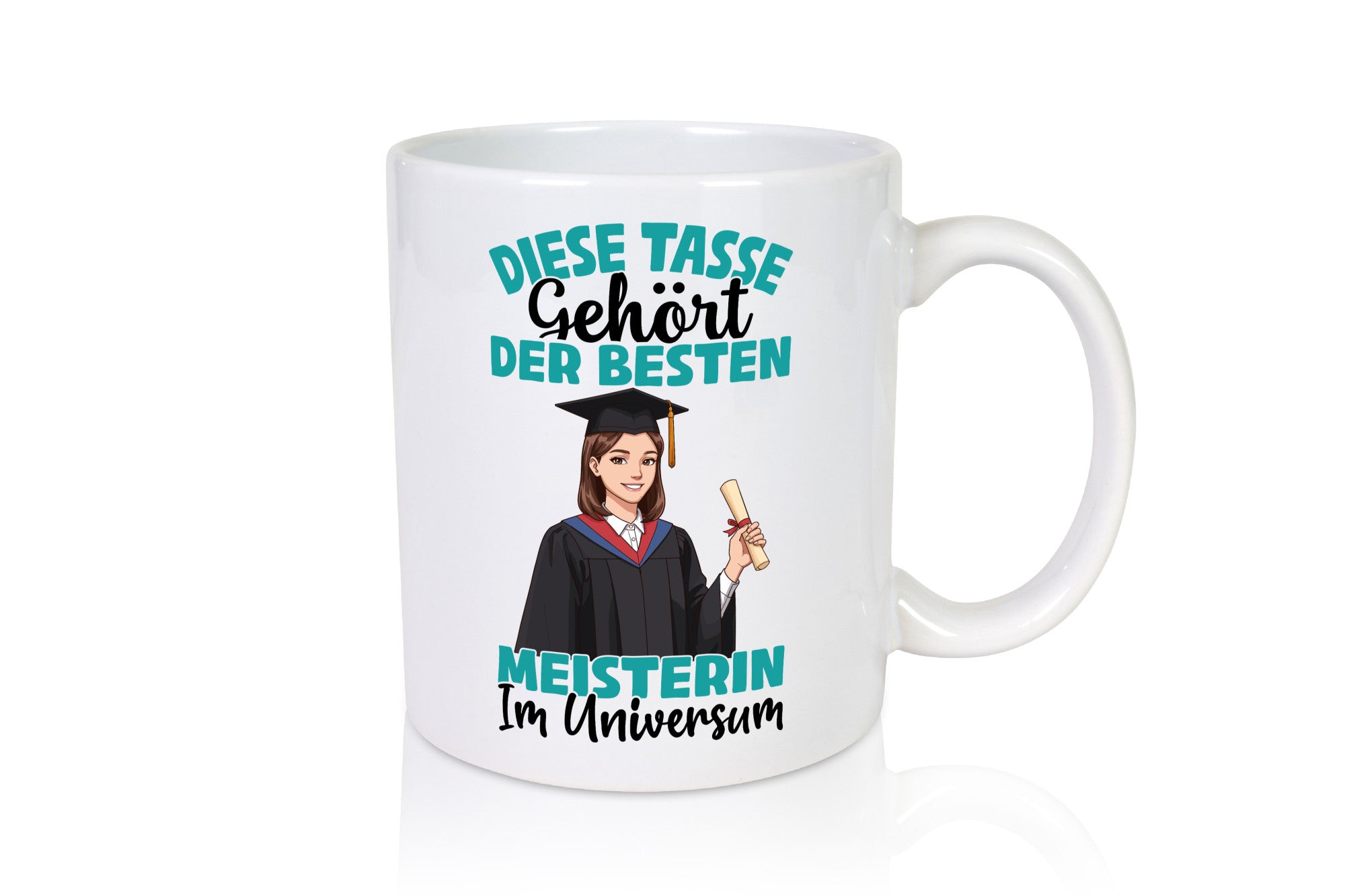 Im Universum: Meisterin | Meisterbrief Geschenk Humor Geschenkidee lustiger