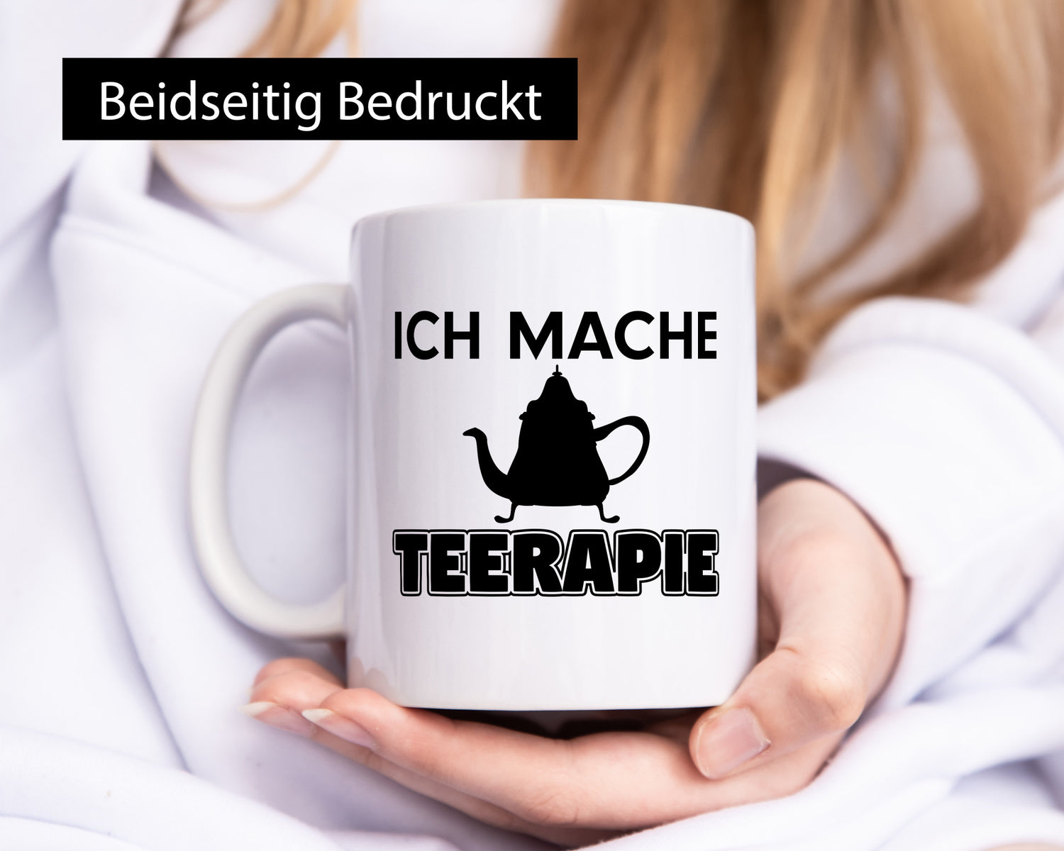 Ich mache Teerapie | Spruch Tasse Teetrinker Humor lustiger Geschenk