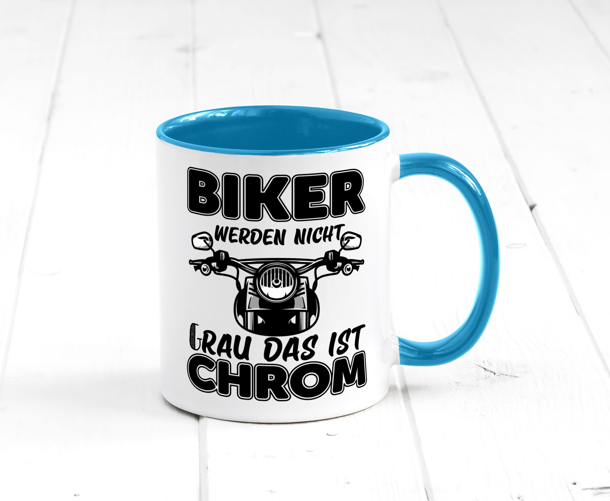 Biker werden nicht grau | Motorrradfahrer Tasse Humor Geschenkidee