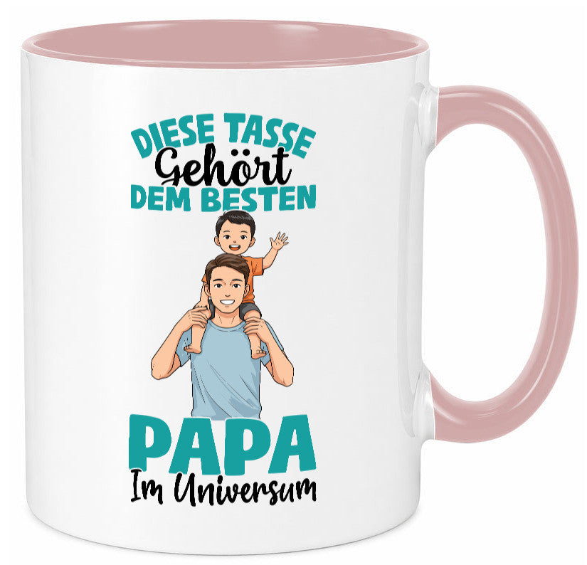 Im Universum: Papa | Vatertag Daddy Familie Humor Geschenkidee Tasse