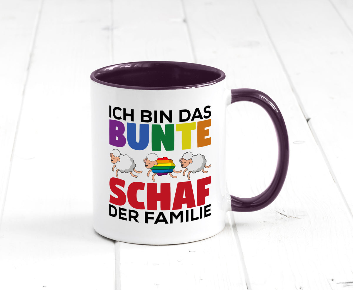 LGBTQ+ Tasse | Buntes Schaf Regenbogen Humor Geschenkidee
