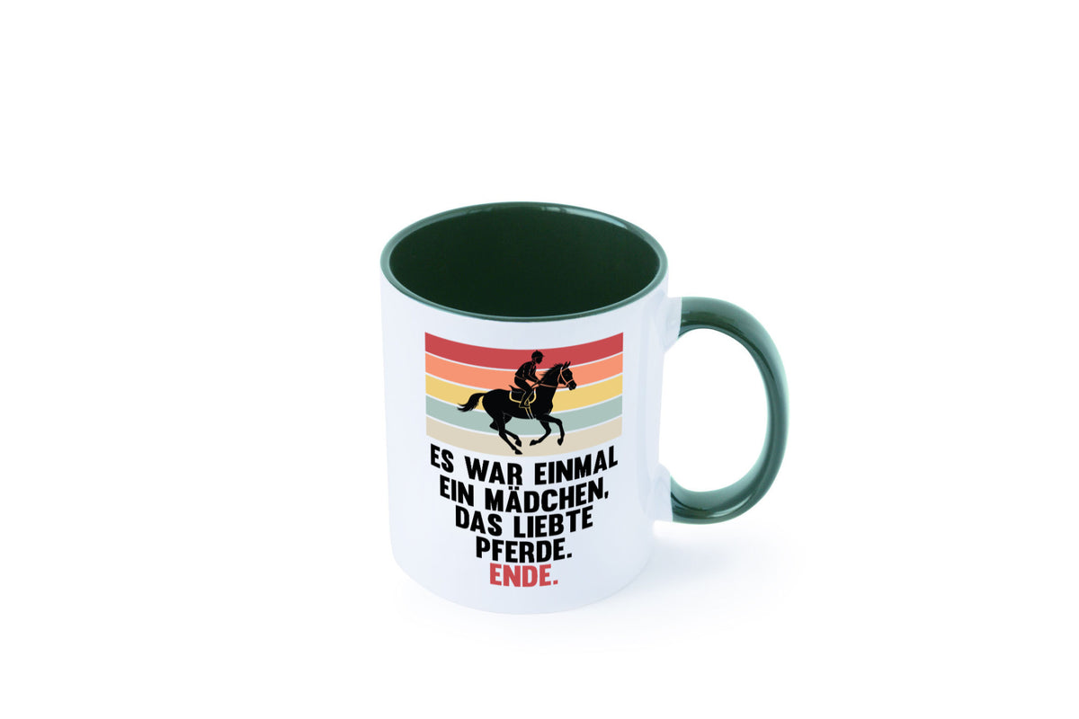 Es war einmal ein Mädchen das Liebte Pferde | lustig Humor Geschenkidee Tasse