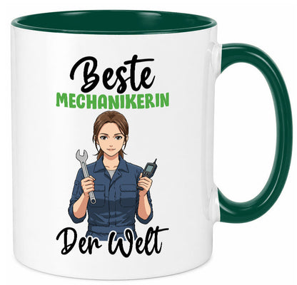 Beste Mechanikerin | KFZ v2 Humor Geschenkidee Tasse