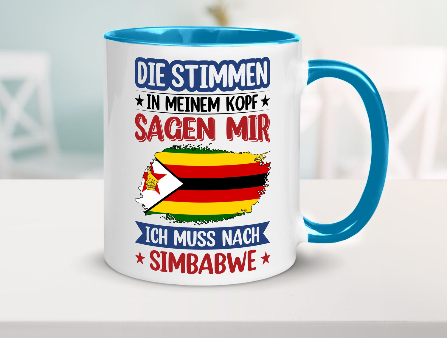 Simbabwe | Urlaub Stimmen in meinem Kopf Traumland v2 Geschenk Humor