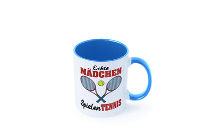 Echte Mädchen Spielen Tennis | Sport Geschenkidee Humor Tasse