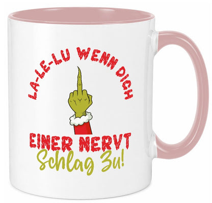 La Le Lu | Weihnachten Weihnachtsmuffel Lichter vl4 lustig Humor Geschenkidee Tasse