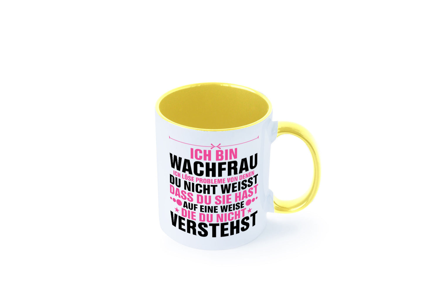 Löse Probleme: Wachfrau | Wachpersonal Nachtwächter Geschenk Humor Geschenkidee
