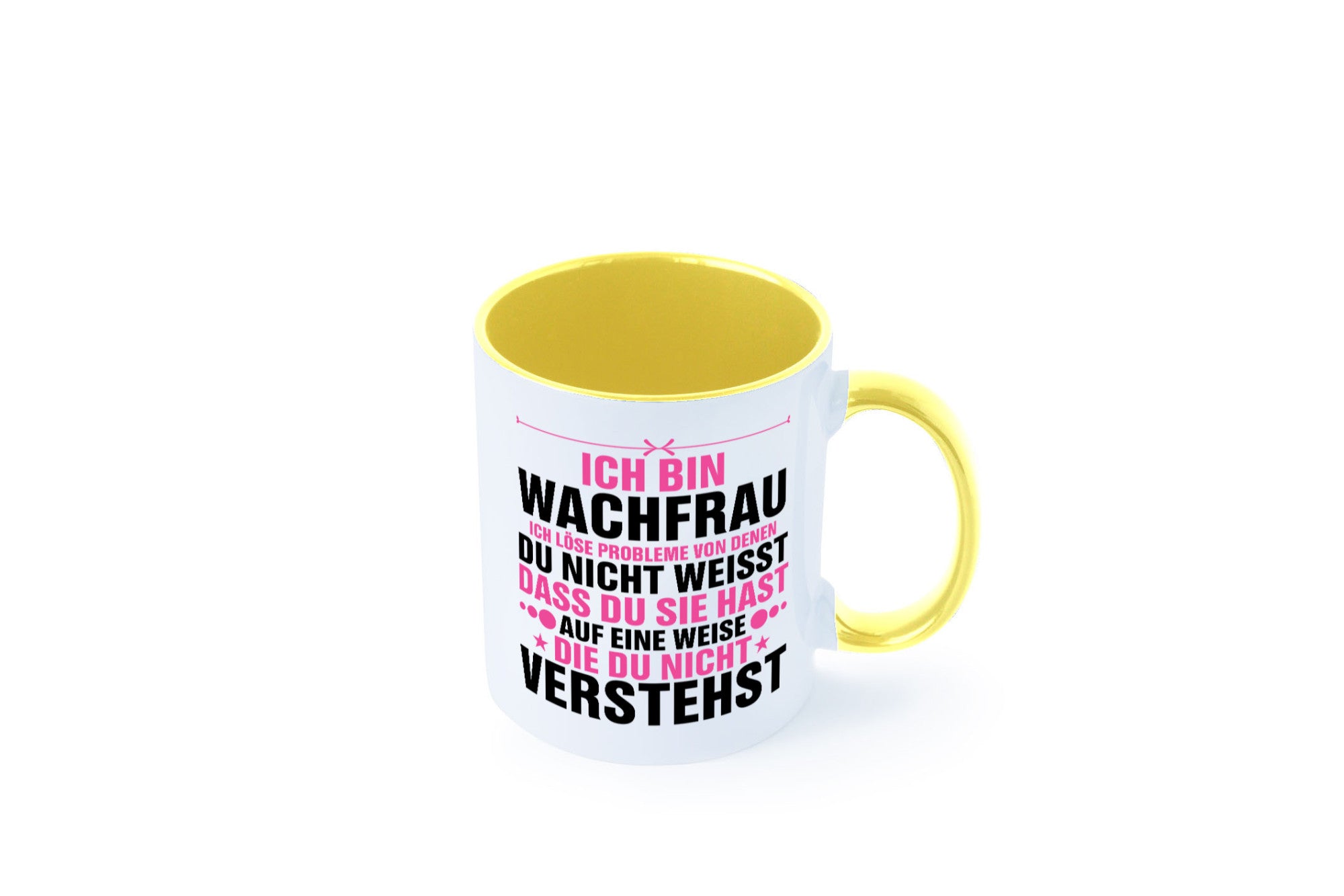 Löse Probleme: Wachfrau | Wachpersonal Nachtwächter Geschenk Humor Geschenkidee