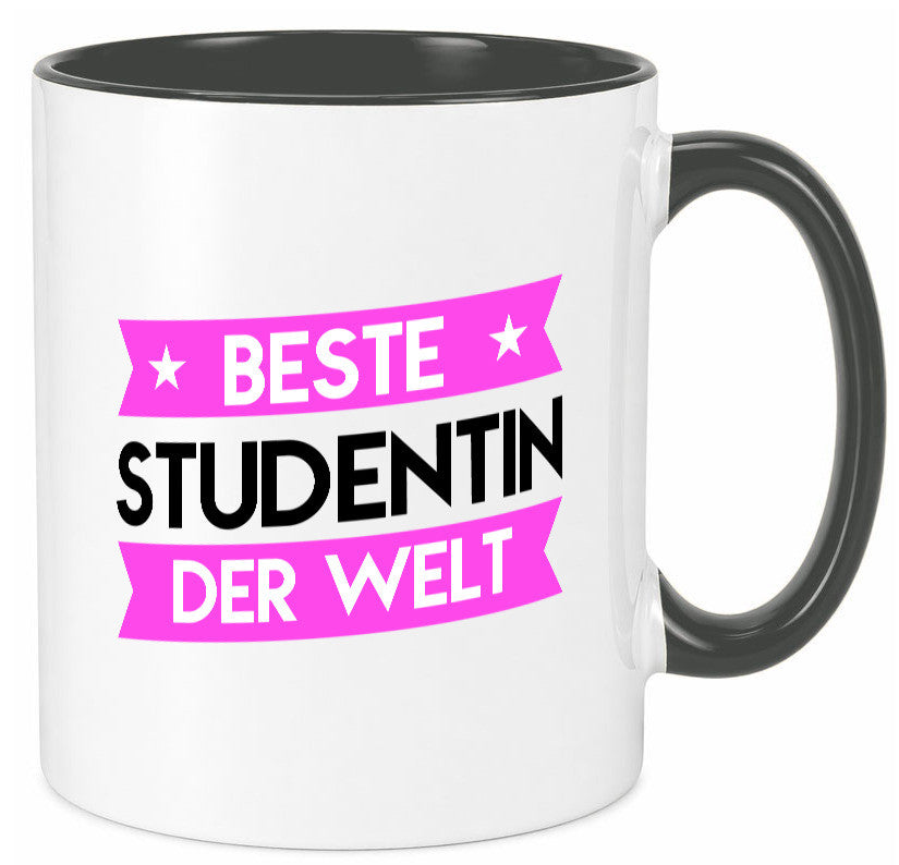 Beste Studentin | Uni Studium Universität Geschenkidee Humor Tasse