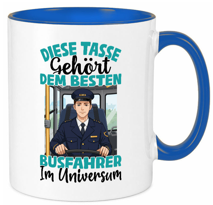 Im Universum: Busfahrer | Berufsfahrer Fahrer lustig Arbeit Kollegen Büro Tasse