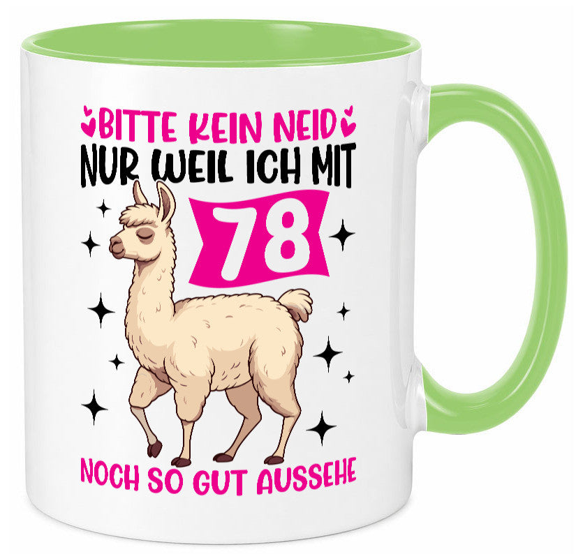 78. Geburtstag | 78 Jahre Lama gut aussehen Geschenk Geschenkidee lustiger