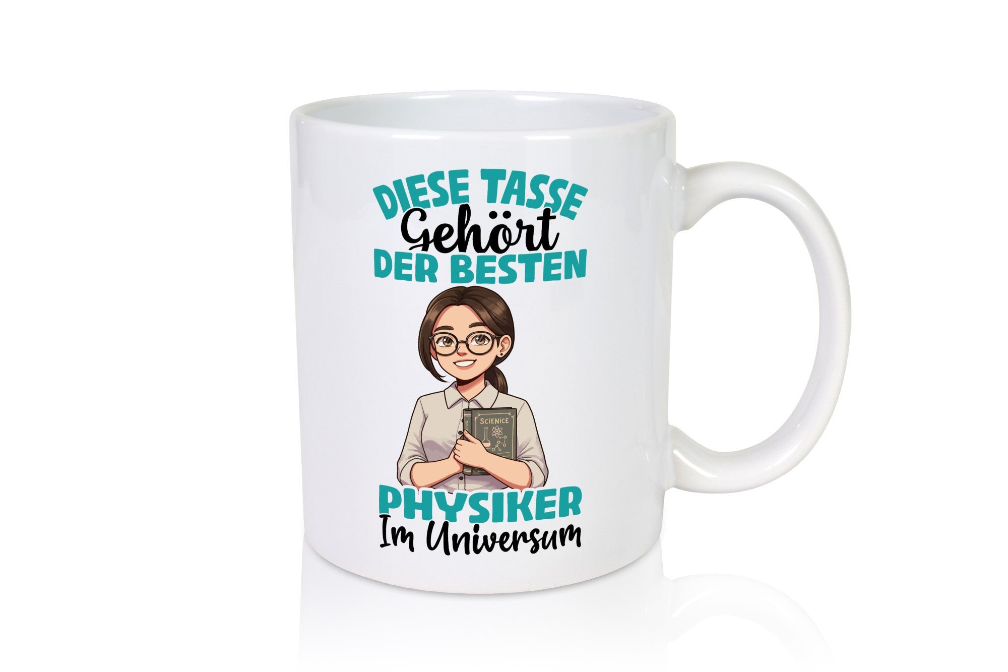Im Universum: Physikerin | Physik Geschenkidee Humor Tasse
