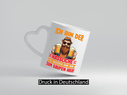 Ich bin der Hässliche | JGA Hochzeit Geschenkidee Humor Tasse