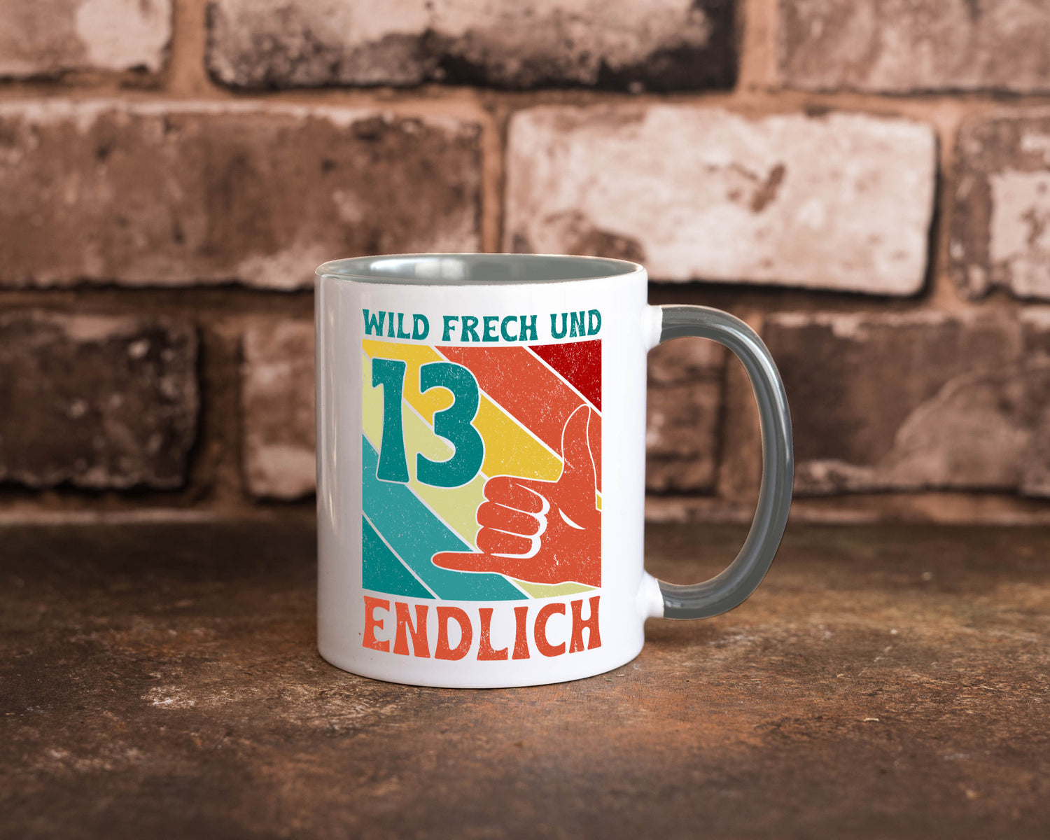 13. Geburtstag | 13 Jahre Wild und Frech Humor Geschenkidee Tasse