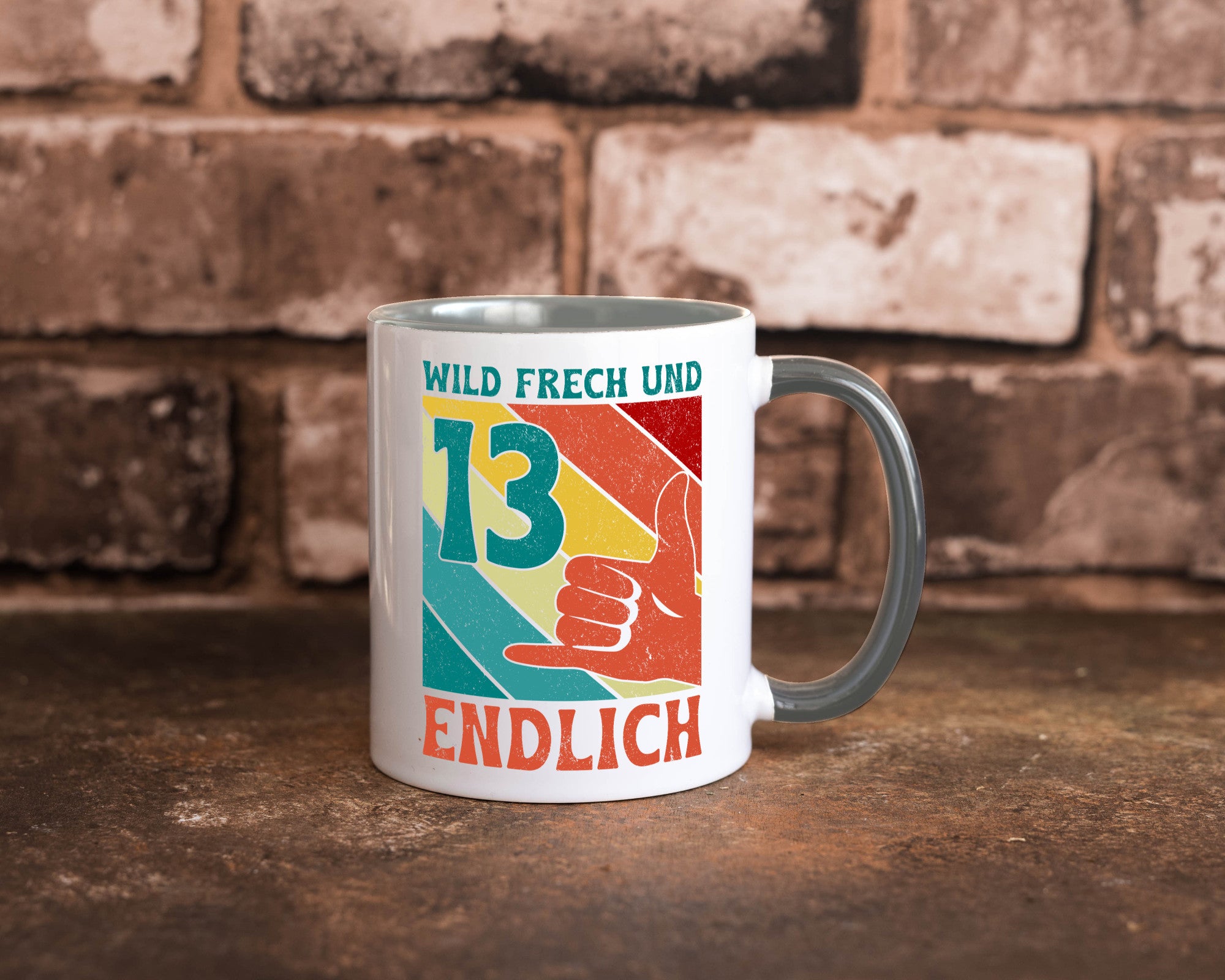 13. Geburtstag | 13 Jahre Wild und Frech Humor Geschenkidee Tasse