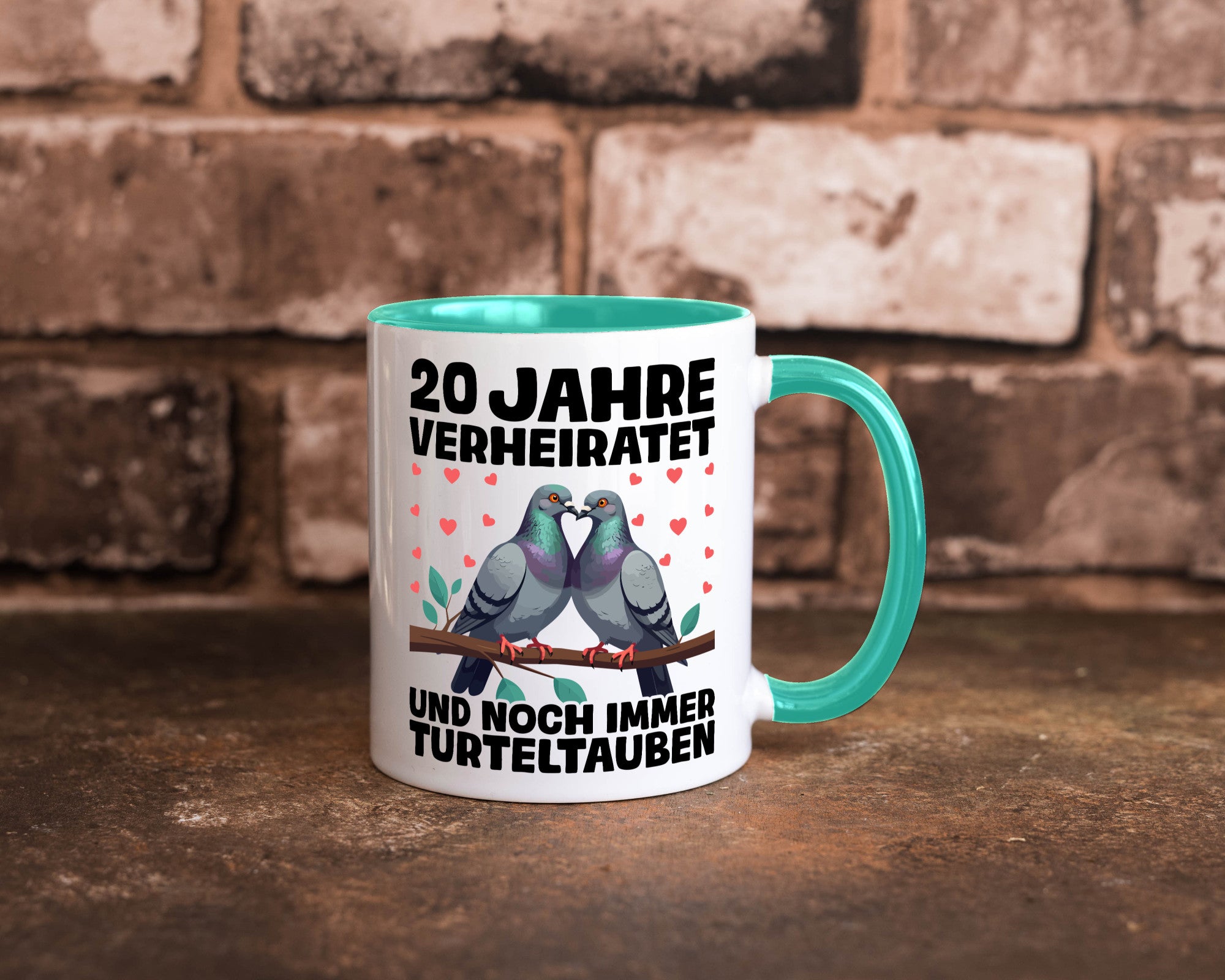 20 Jahre verheiratet | Turteltauben Ehe Ehepaar lustig Humor Geschenkidee