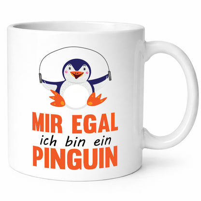 Mir egal ich bin ein Pinguin | lass mich in ruhe lustig Humor Geschenkidee