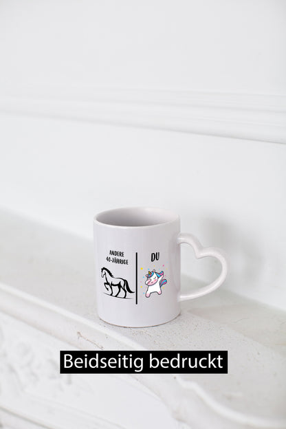 Andere 40 Jährige | Einhorn Geschenk Humor Geschenkidee lustiger Spruch Tasse
