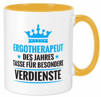 Besonderer Verdienst: Ergotherapeut | Ergotherapie Geschenkidee Humor Tasse