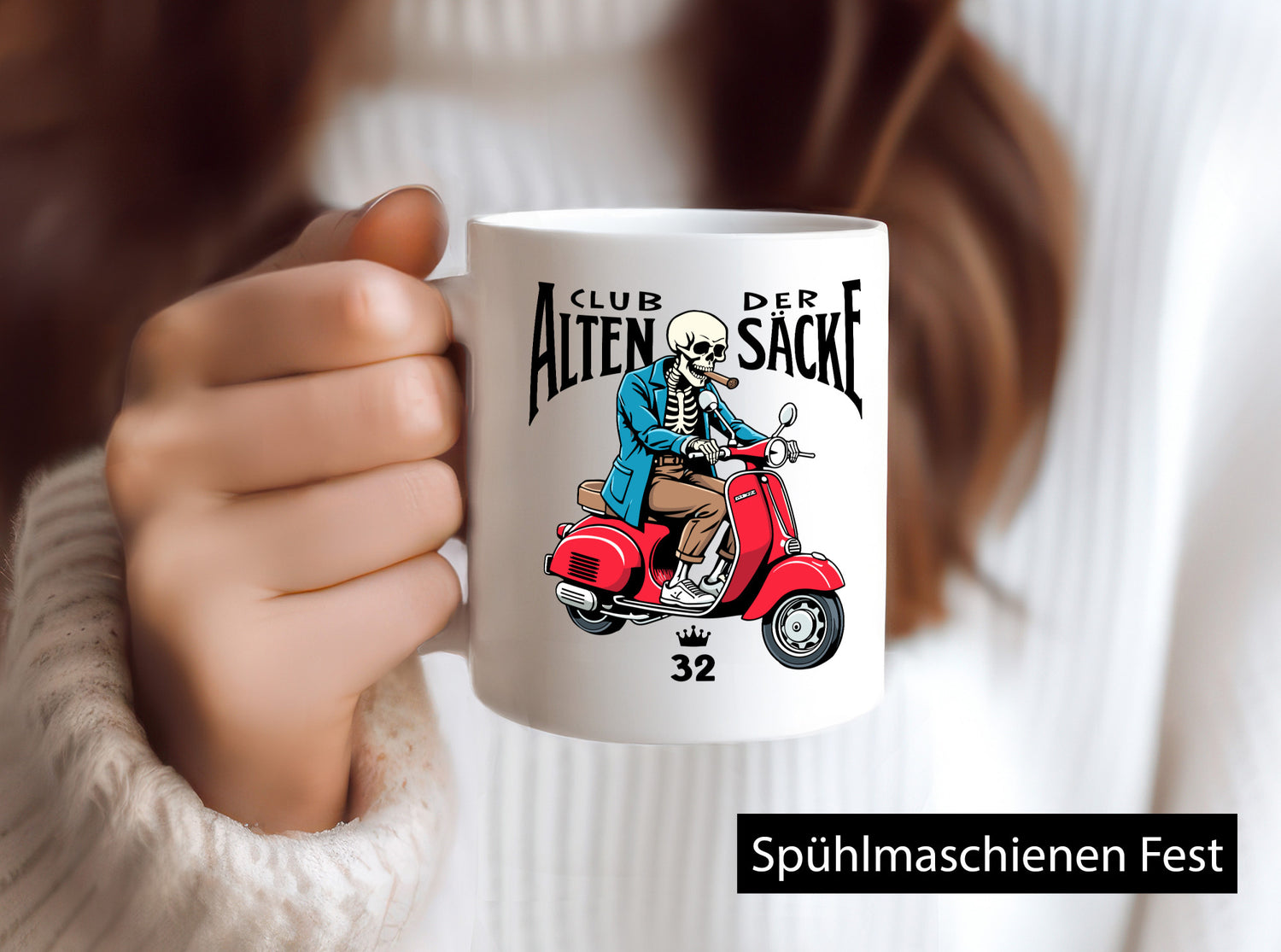 32. Geburtstag | 32 Jahre Club der alten Säcke Geschenkidee Humor Tasse