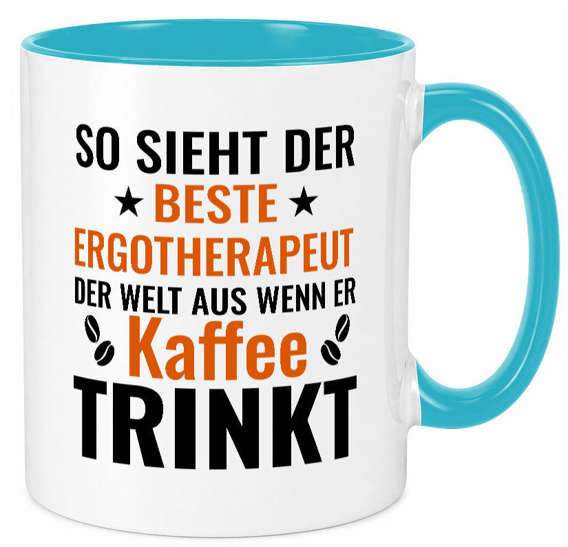 Kaffee trinkt: Ergotherapeut | Ergotherapie lustig Humor Geschenkidee Geschenk