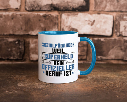 Superheld Sozialpädagoge | Pädagoge lustig Humor Geschenkidee Geschenk Tasse