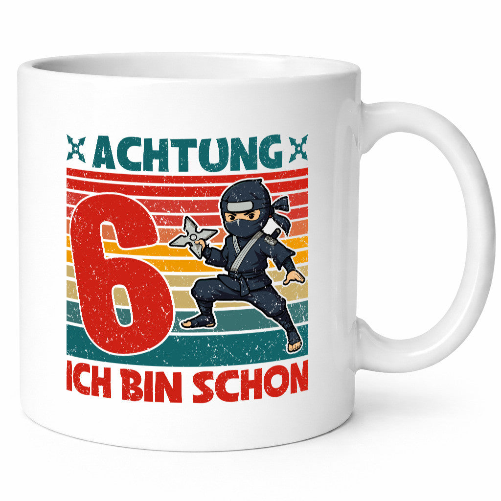 6. Geburtstag | 6 Jahre Ninja Kindergeburtstag Geschenk Geschenkidee lustiger