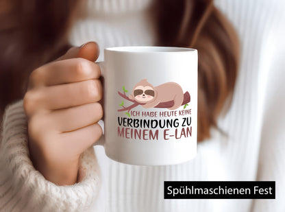 Verbindung zum Elan | WLAN Faultier Faulpelz Laufband Humor Tierliebhaber