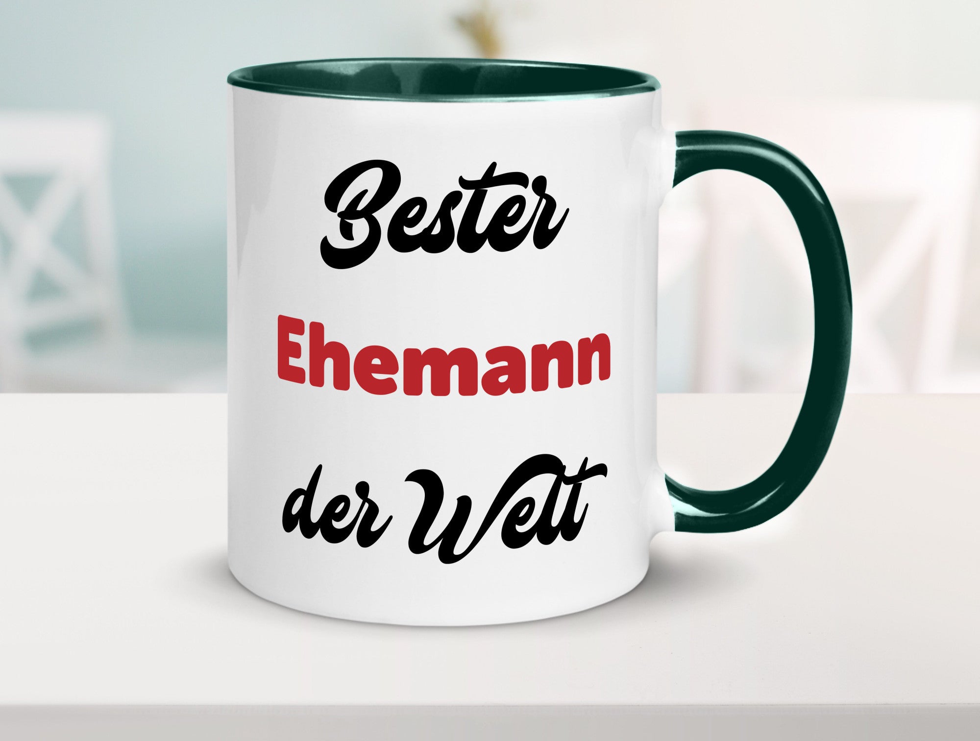 Bester Ehemann der Welt | Ehepaar Geschenkidee Humor Tasse