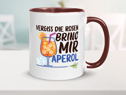 Bring mir Aperol | Rosen Paar Party Geschenkidee Humor Tasse