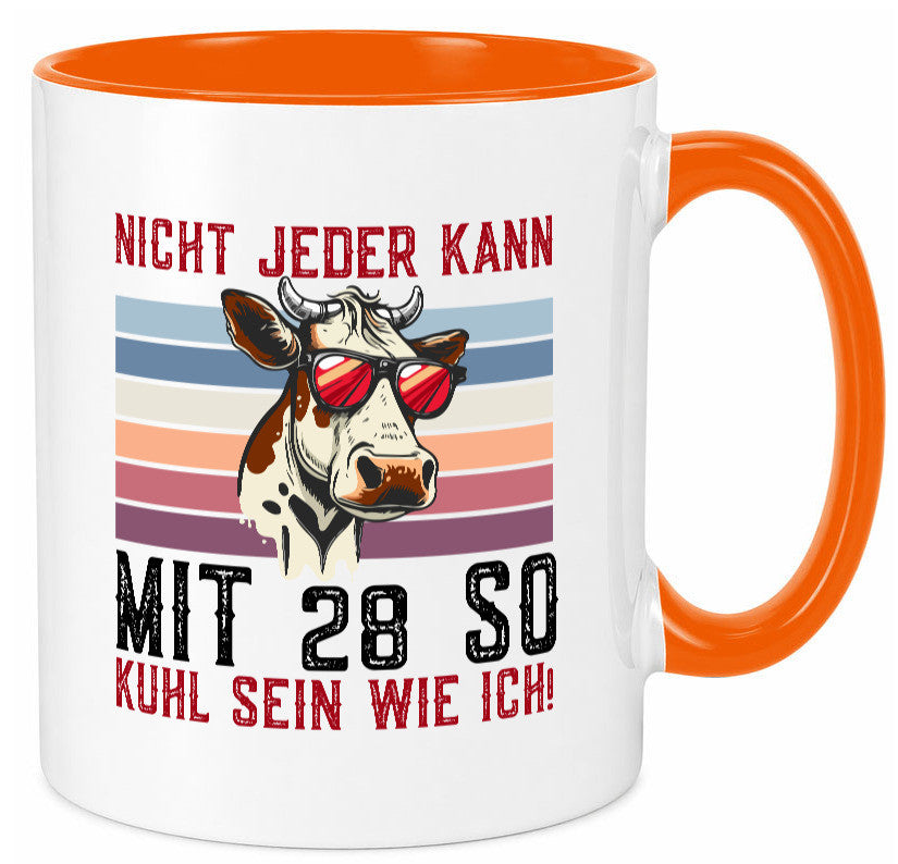 Mit 28 so gut aussehen | 28. Geburtstag Landwirt Bauer Geschenk Geschenkidee Tasse
