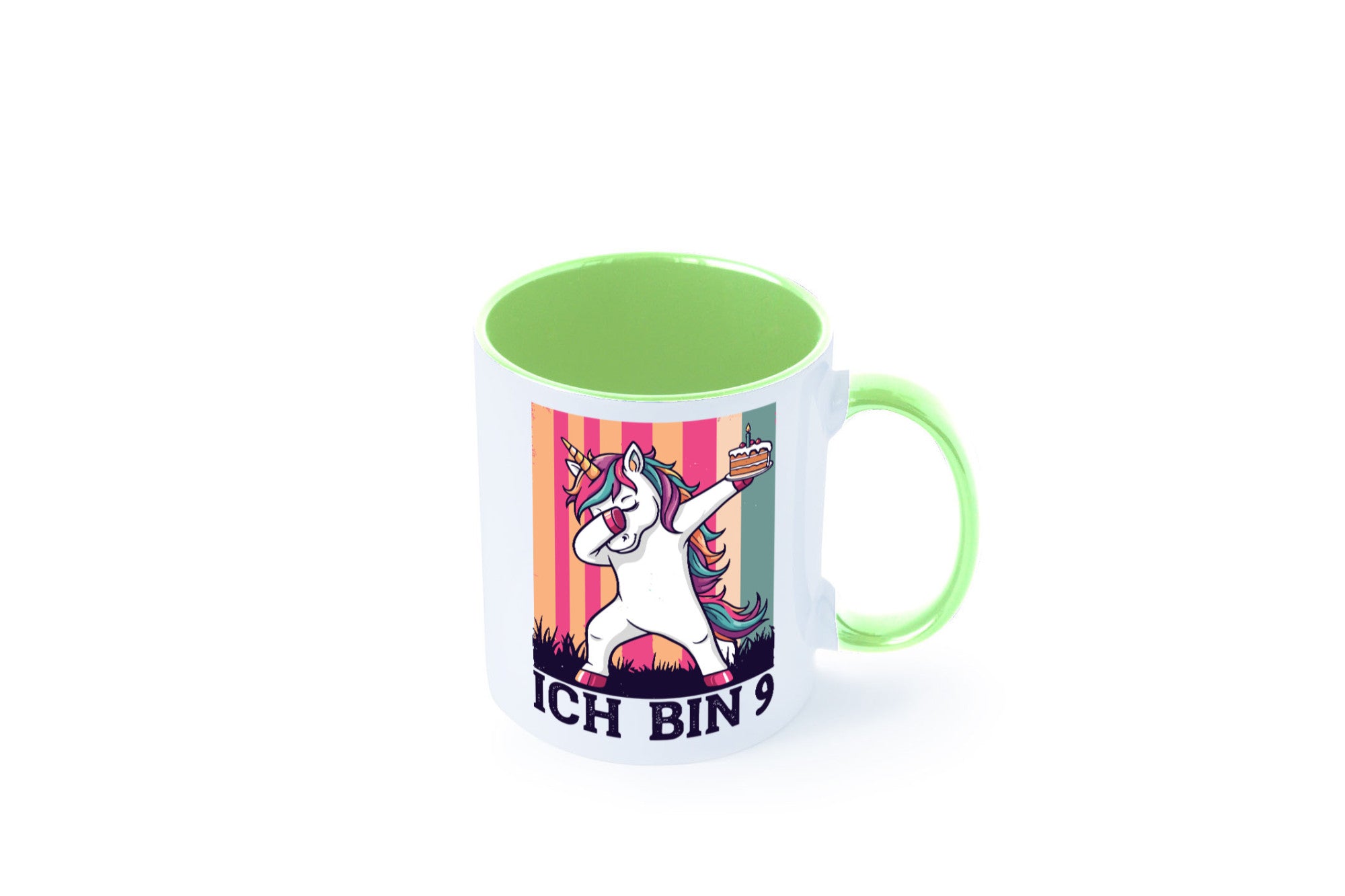 9 Geburtstag | Einhorn Damping Mädchen Humor Geschenkidee Tasse