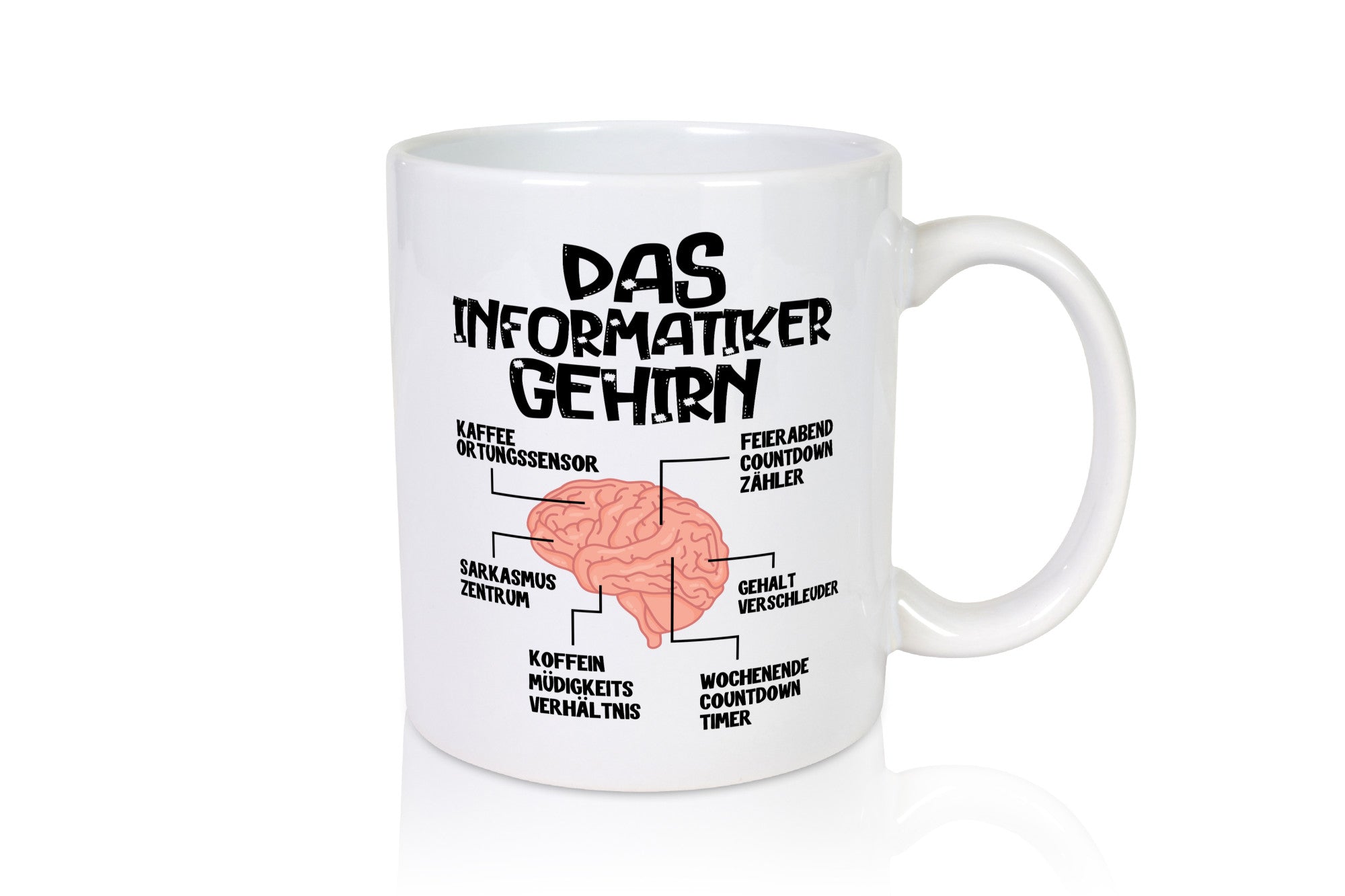 Das Informatiker Gehirn Humor Geschenkidee Tasse