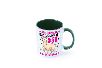 31. Geburtstag | 31 Jahre Lama gut aussehen lustiger Spruch Geschenk