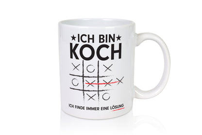 Löse Probleme: Koch | Chefkoch Humor Arbeit Kollegen Büro Geschenkidee Tasse