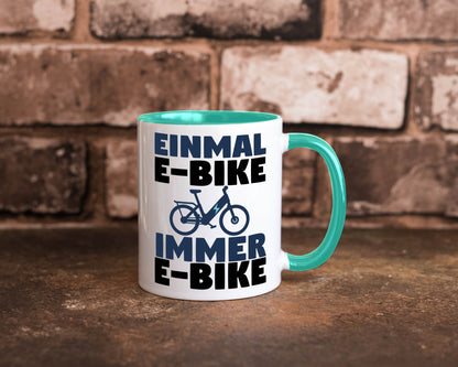 E-Bike Fahrer | Radfahrer Tasse Fahrrad Elektrorad lustiger Spruch Geschenk